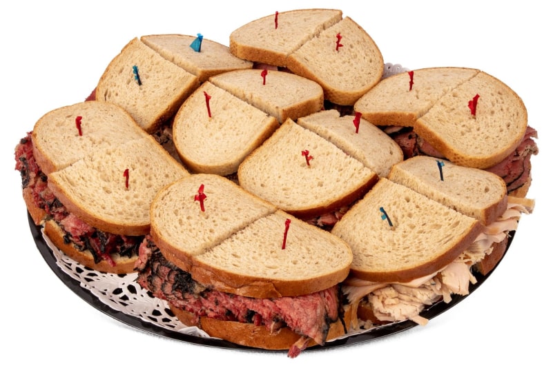 Hot sandwich platter