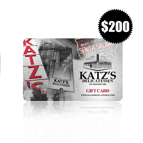 Katz's Deli Gift Card $200